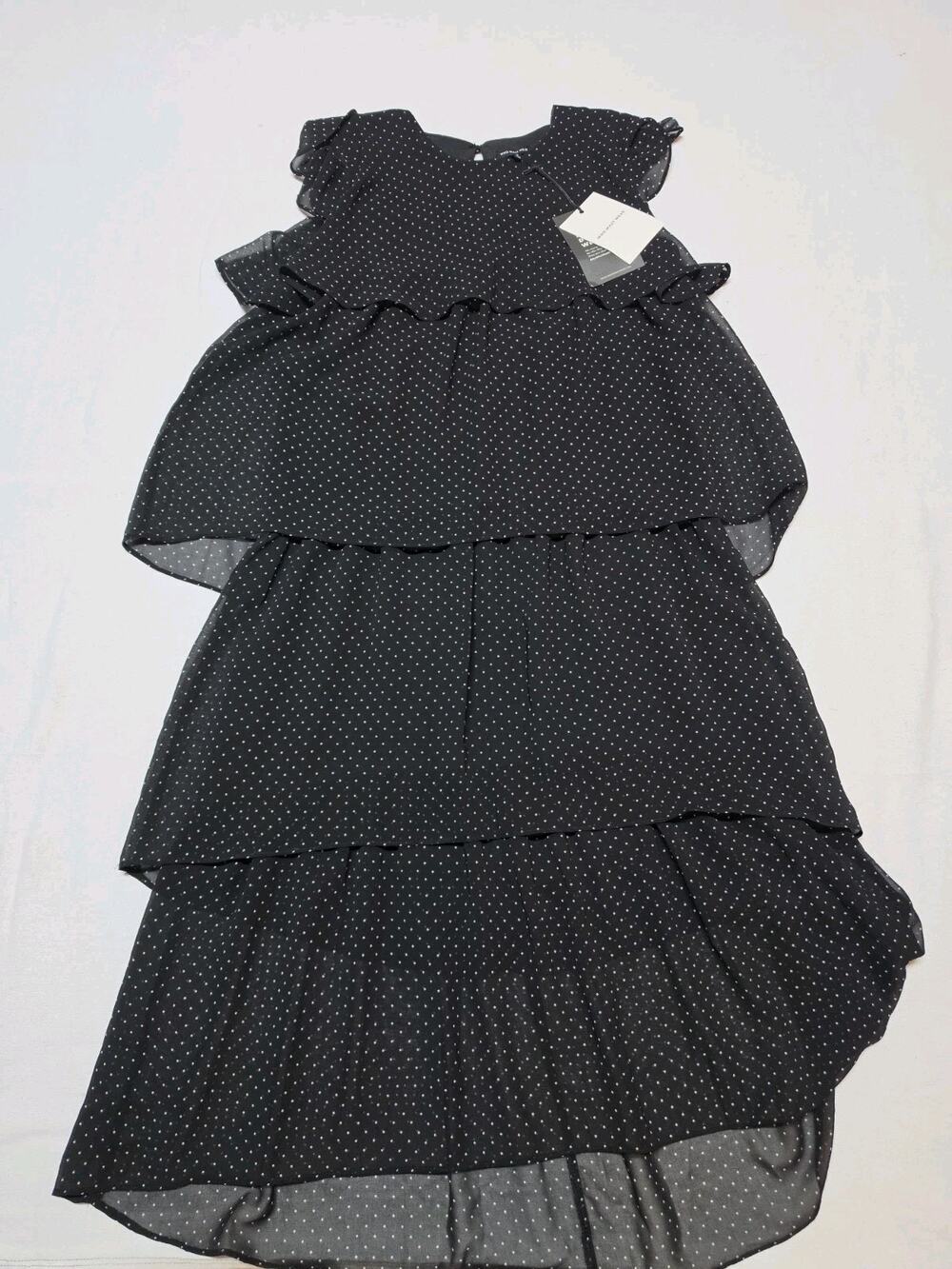 Dress Black & White polka-dot pattern and a Who What Wear tag attached Size S